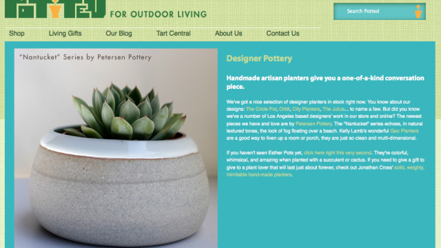 Potted Store Website