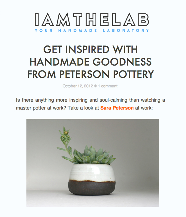 iamthelab petersen pottery company